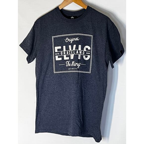 Graceland Elvis The King Men's Tshirt size M PreOwned in good condition - Picture 1 of 7